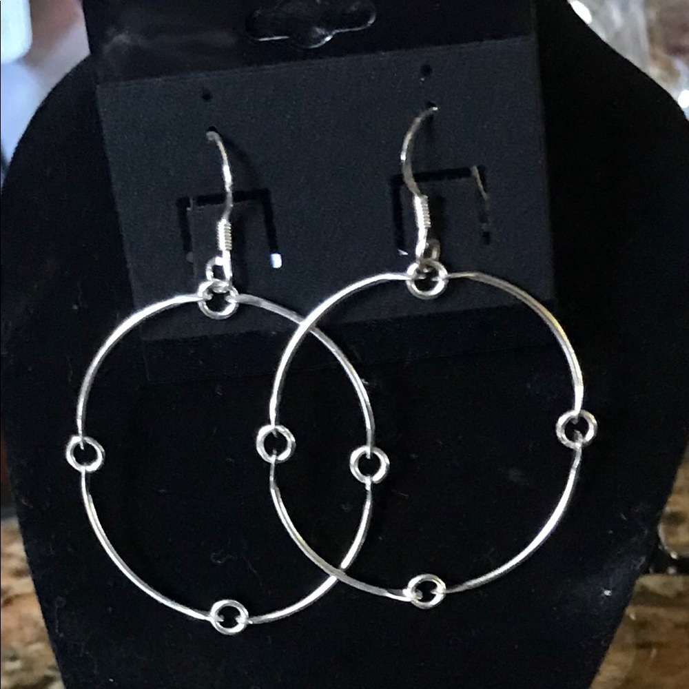 Sterling silver earrings.